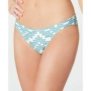 Kate Spade Womens Zigzag Weave Hipster Swimsuit Bikini Bottom Blue XS $65 NWT